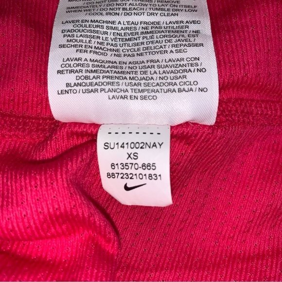 Nike Tank Top Women’s Size XS Pink Mesh Breathable Sleeveless Running Shirt - Picture 6 of 8